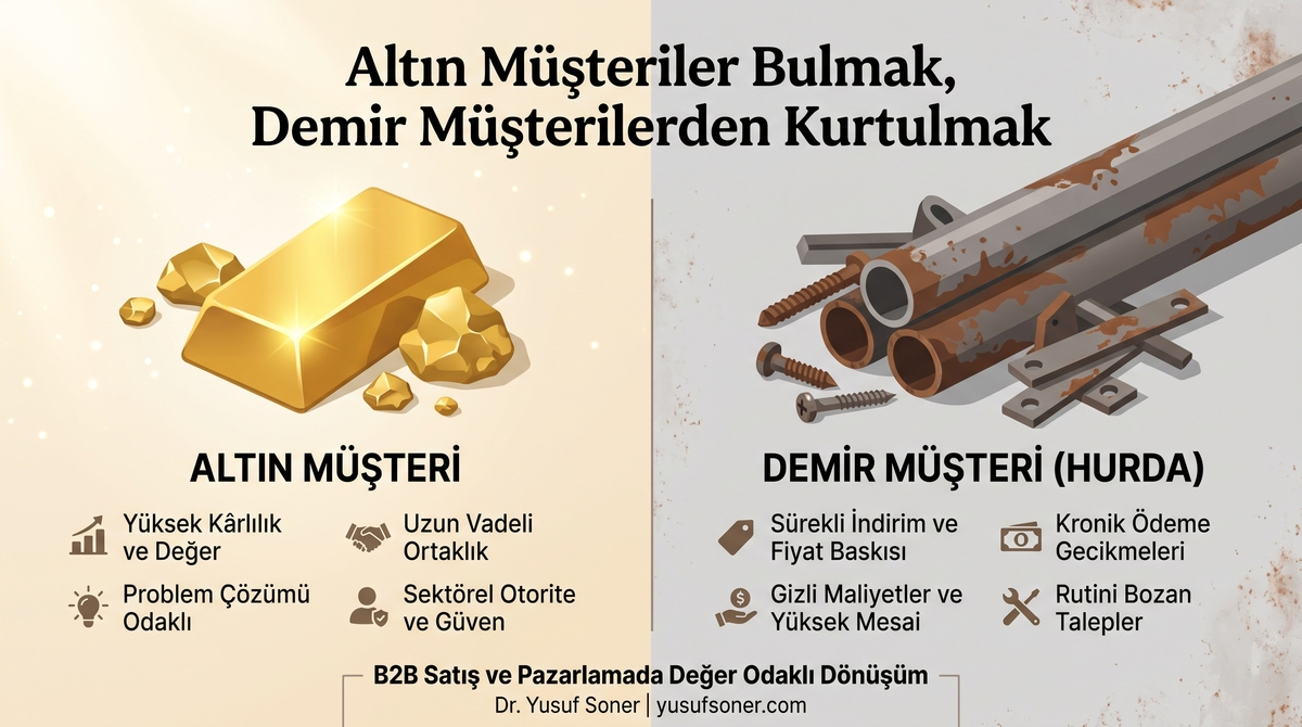 Altın Müşteriler Bulmak, Demir Müşterilerden Kurtulmak
